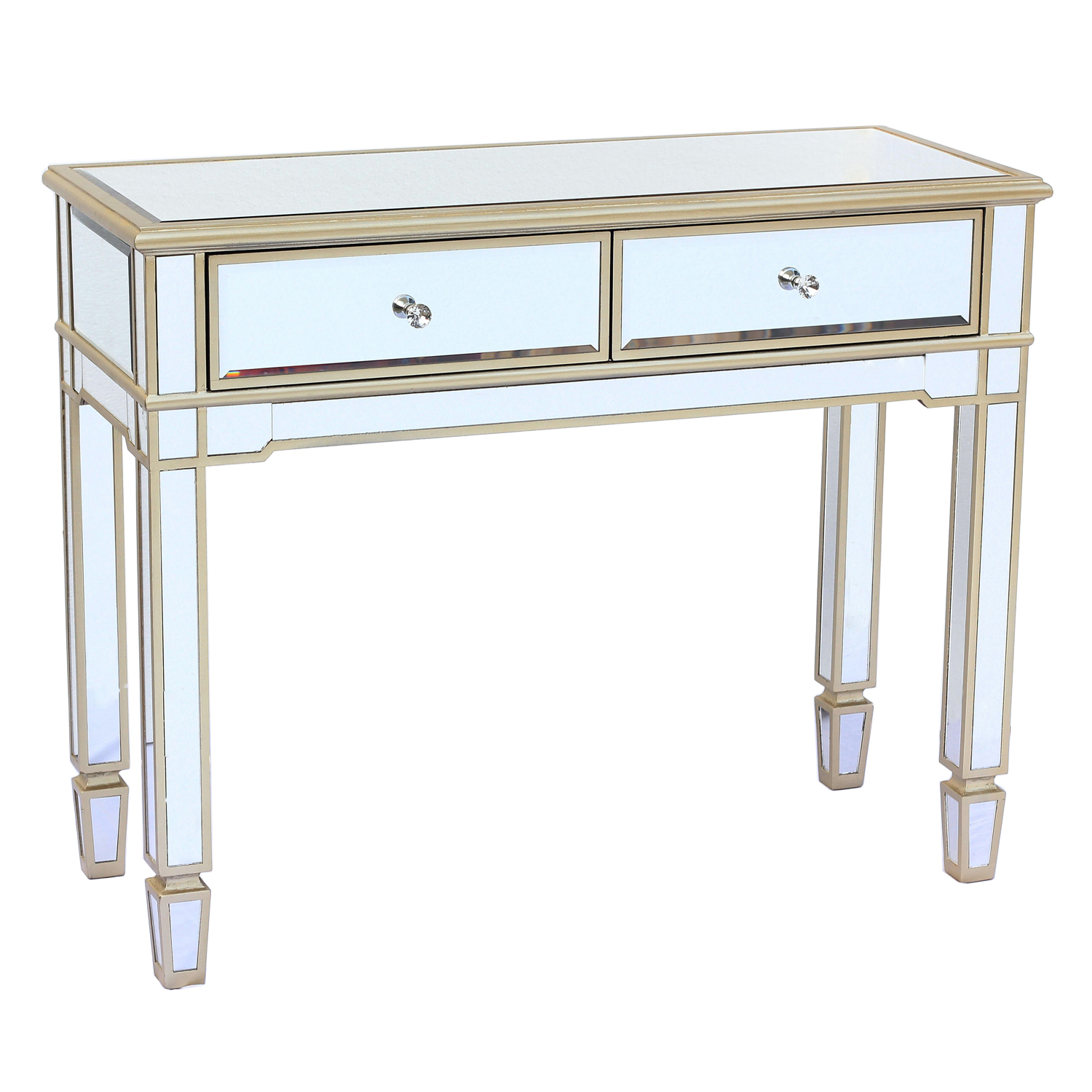 MIRRORED CONSOLE TABLE.CHAMPAIGN82085 Sunny Decor Pty Ltd NOVELTY